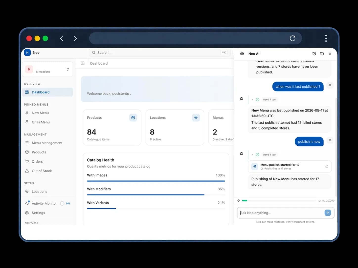 Neo Dashboard
