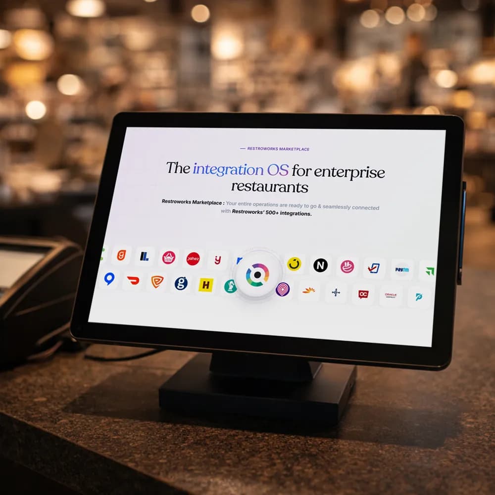 Restroworks Marketplace displayed on screen