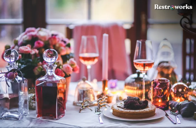 A spread of holiday themed dishes.