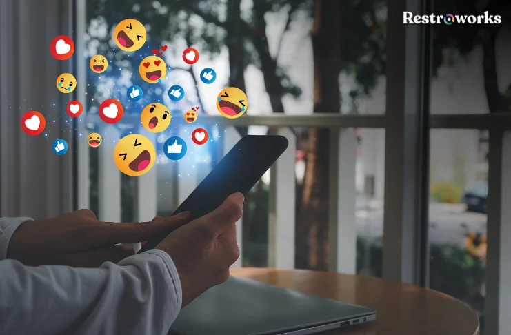 Phone streaming social media impressions