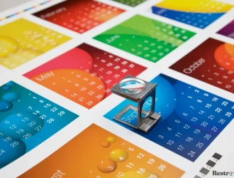 A Colourful calendar