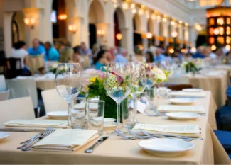 beautiful restaurant seating