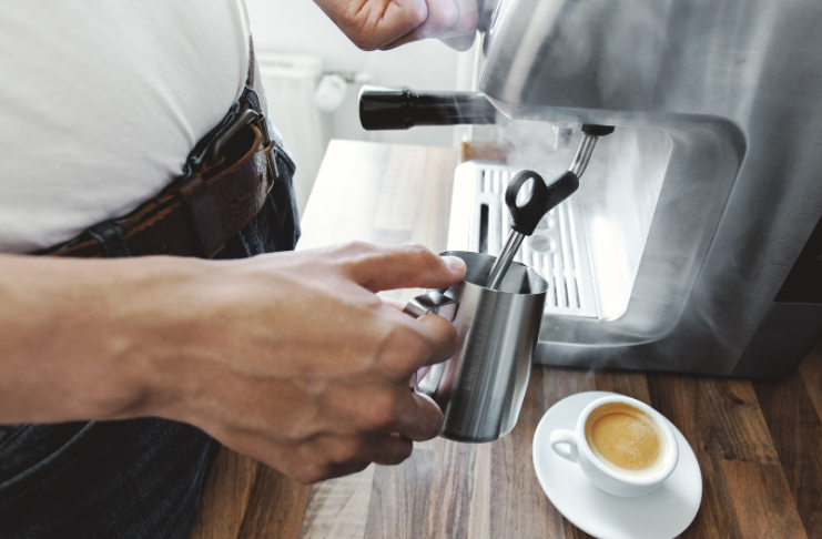 Coffee Machine in Restaurant
