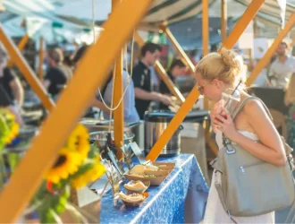 food festival going on