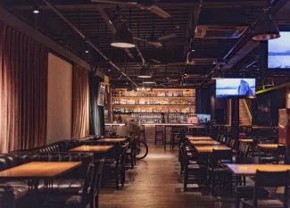 restaurant setting