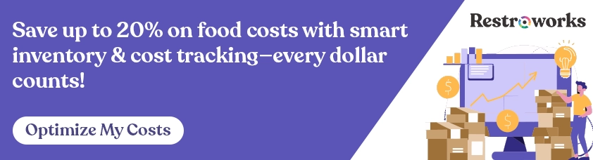 Save up to 20% on food costs with smart inventory and cost tracking—every dollar counts!