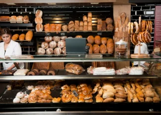 bakery products in a bakery business
