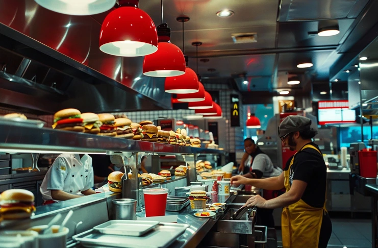 Fast food restaurants includes coffee chain
