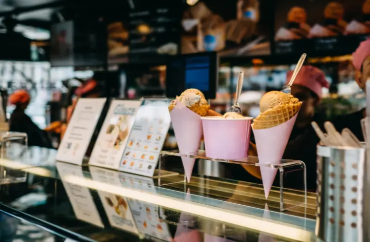 Different ice cream stores