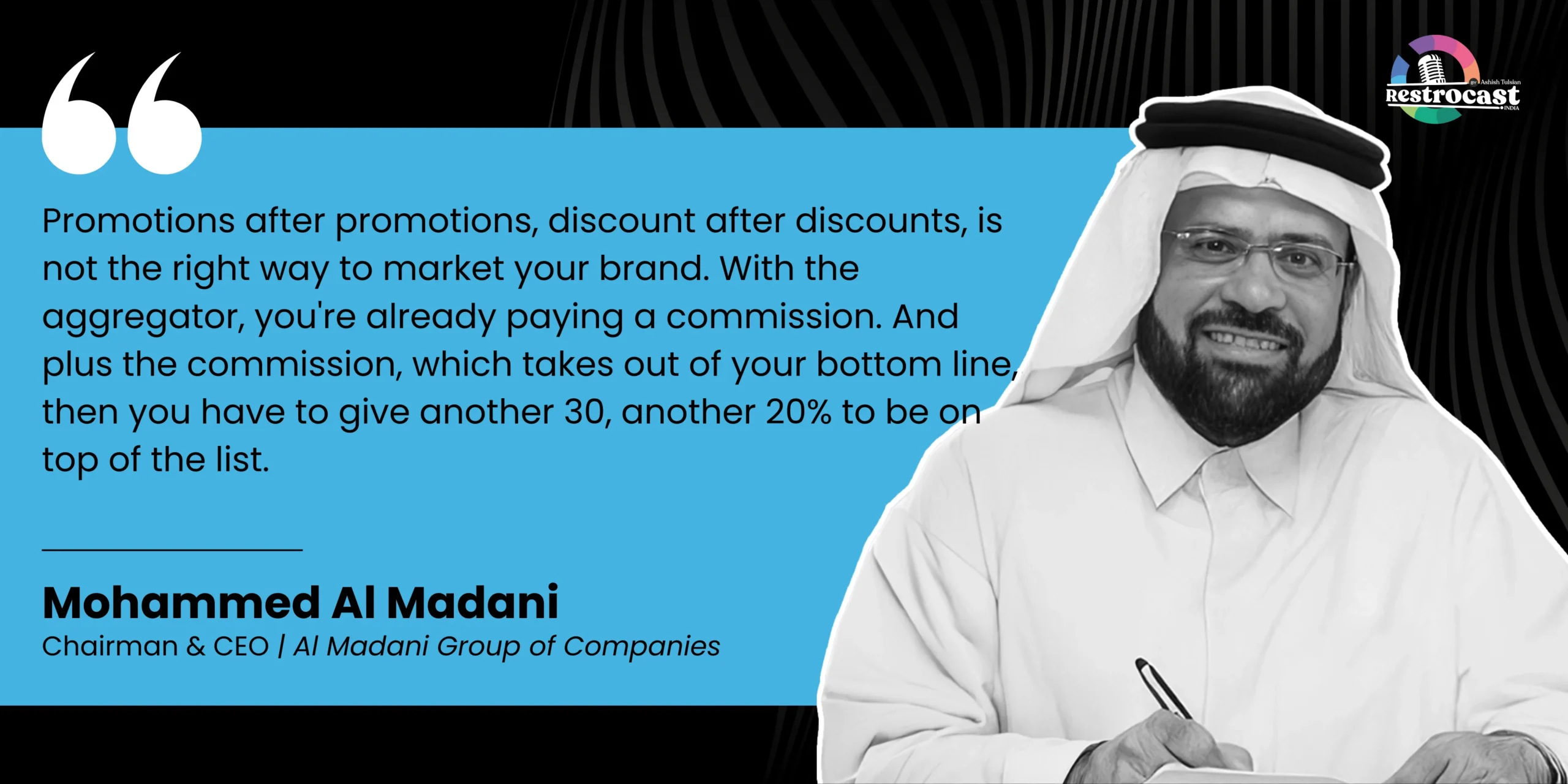 Mohammed Al Madani on why promotions without data analysis can undermine both sales patterns and brand positioning
