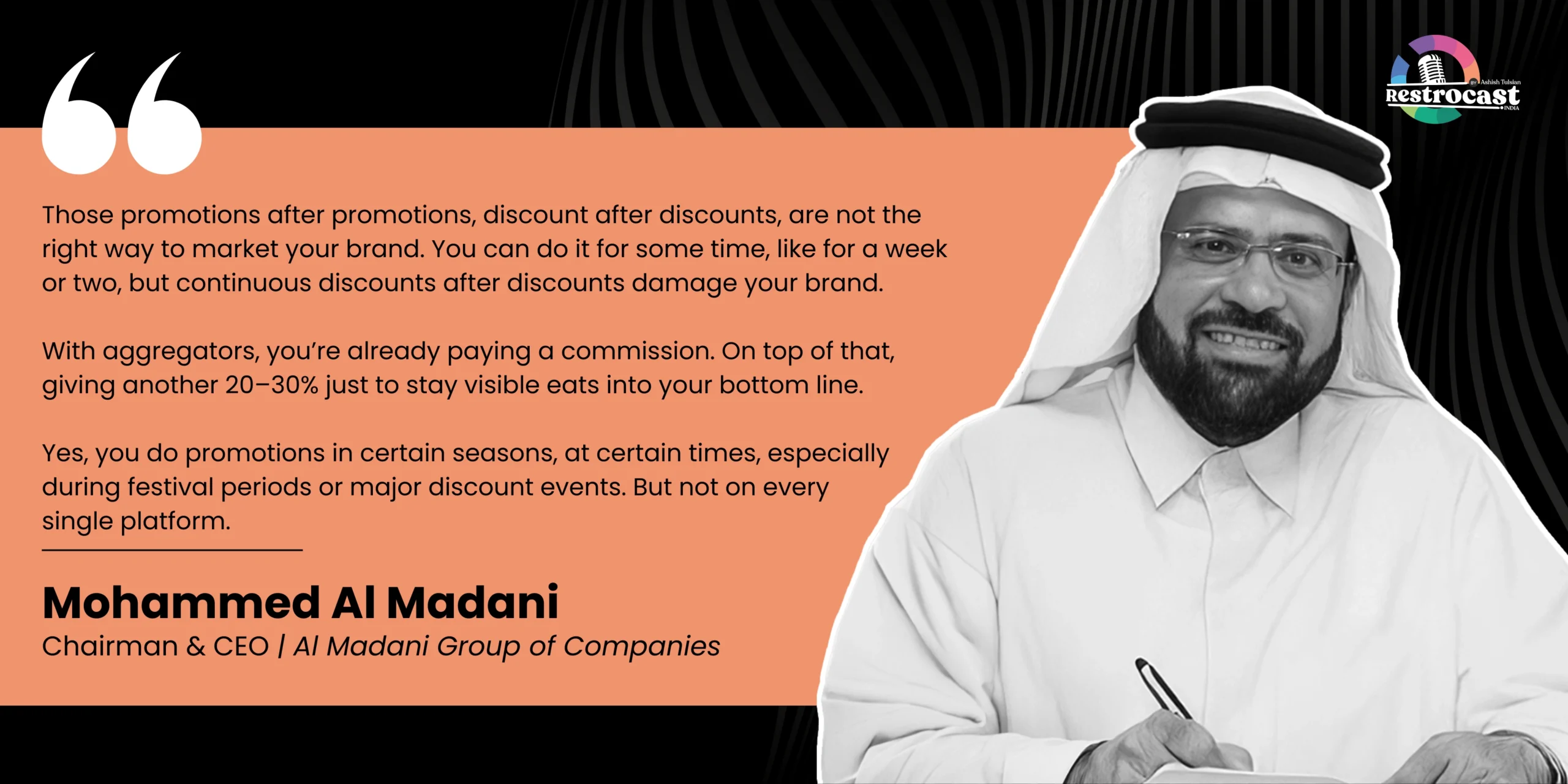 Mohammed Al Madani on Forecasting restaurant sales