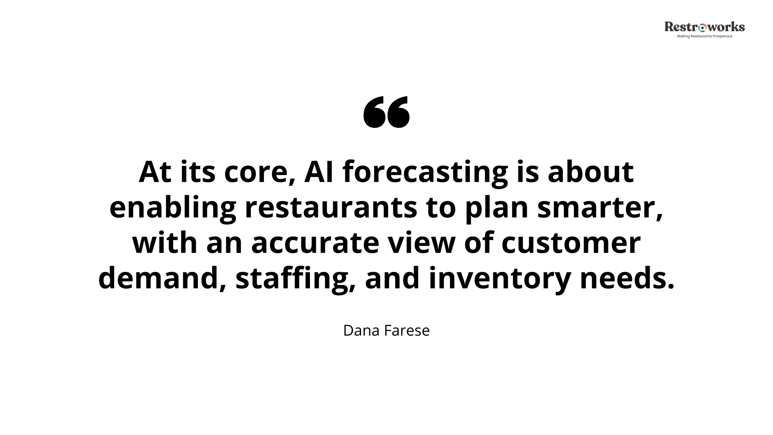 AI-Powered Demand Forecasting For Restaurant Chains