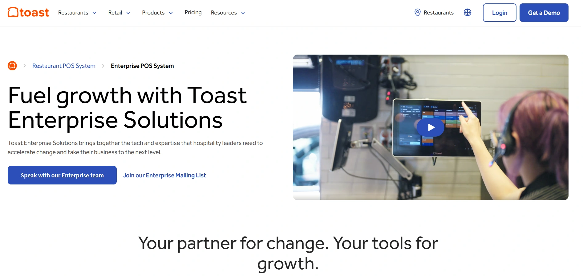 Toast Enterprise