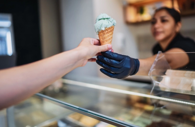 How to use pos in ice cream shop