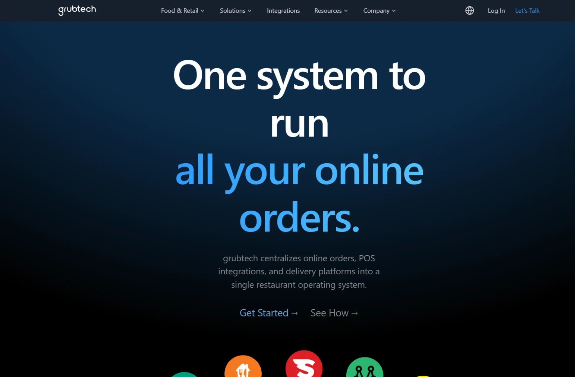 All in one system to run your online orders - Grubtech