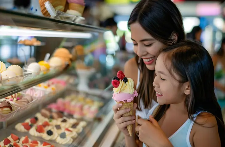 Promote ice cream shop
