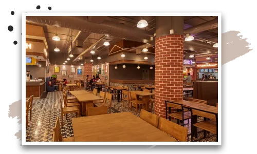 Food court interior